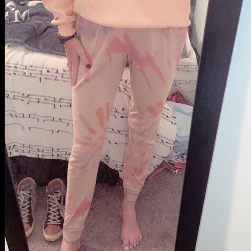 Target Tan Tie Dye Sweats